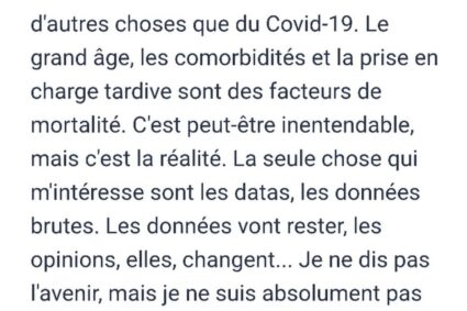 Dr. Raoult, en 2020, le protocole de l’IHU des #Mérieux/Bill Gates/#Pfizer et consorts (1), était-il vraiment efficace à plus de 90 %, comme vous l’avez fait savoir au gouvernement de M. Macron ?