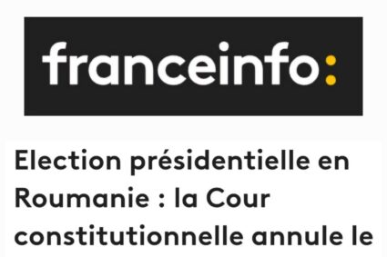 La Cour constitutionnelle annule l’élection présidentielle de Roumanie sur fond d’ingérence russe