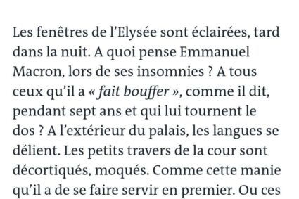 Le crépuscule d’Emmanuel Macron : le roi nu au sommet de l’État