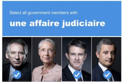 🇫🇷Les casseroles judiciaires des ministres du gouvernement Bayrou : «Faux témoignage», «corruption», «financement irrégulier»…Une «République exemplaire», promettait Emmanuel Macron en 2017. L’engagement est loin d’être tenu. Dans le gouvernement Bayrou, de nombreux ministres, dont le Premier ministre lui-même, ont déjà été condamnés par la justice ou font l’objet d’une enquête judiciaire en cours: Dati, Valls, Darmanin…